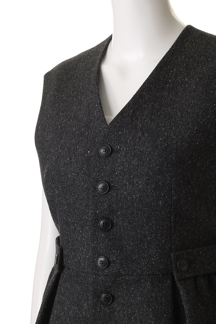 【デパリエ/DEPAREILLE】のネップウールジレ 人気、トレンドファッション・服の通販 founy(ファニー) 　ファッション　Fashion　レディースファッション　Fashion for Women　アウター　Coat / Outerwear Collection　レディースジャケット・軽アウター　Jackets　シンプル　Simple, Minimal　ジャケット　Jacket, Outerwear　ネップ　Nepp, Slub Yarn　ベスト　Vest, Waistcoat　ペプラム　Peplum, Flared Hem　新作・新入荷　New Arrivals / New In　other-5|ID: prp329100004684656 ipo3291000000033830858