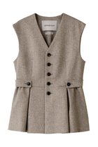 【デパリエ/DEPAREILLE】のネップウールジレ 人気、トレンドファッション・服の通販 founy(ファニー) ファッション Fashion レディースファッション Fashion for Women アウター Coat / Outerwear Collection レディースジャケット・軽アウター Jackets シンプル Simple, Minimal ジャケット Jacket, Outerwear ネップ Nepp, Slub Yarn ベスト Vest, Waistcoat ペプラム Peplum, Flared Hem thumbnail ベージュ|ID: prp329100004684656 ipo3291000000035415522