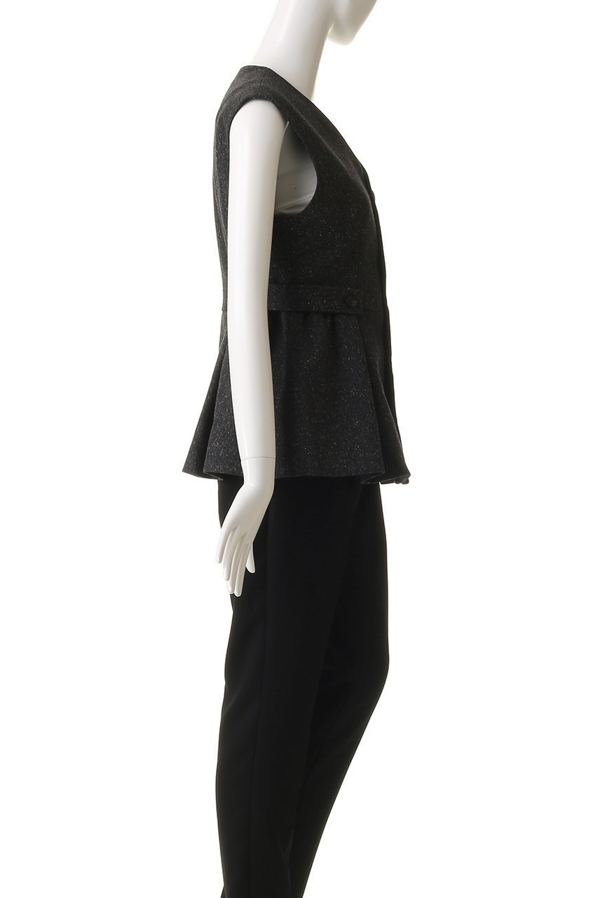 【デパリエ/DEPAREILLE】のネップウールジレ 人気、トレンドファッション・服の通販 founy(ファニー) 　ファッション　Fashion　レディースファッション　Fashion for Women　アウター　Coat / Outerwear Collection　レディースジャケット・軽アウター　Jackets　シンプル　Simple, Minimal　ジャケット　Jacket, Outerwear　ネップ　Nepp, Slub Yarn　ベスト　Vest, Waistcoat　ペプラム　Peplum, Flared Hem　other-3|ID: prp329100004684656 ipo3291000000035415525