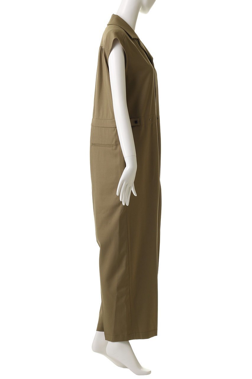 【デパリエ/DEPAREILLE】のウールツイルショートスリーブコンビネゾン 人気、トレンドファッション・服の通販 founy(ファニー) 　ファッション　Fashion　レディースファッション　Fashion for Women　パンツ　Pants & Trousers　コンビネゾン　Jumpsuit, All-in-One　シューズ　Shoes, Footwear　ツイル　Twist, Twisted Detail　フラット　Flat, Flat Shoes　リラックス　Relax, Relaxed Fit　エレガント 上品　Elegant　other-3|ID: prp329100004684660 ipo3291000000035347504