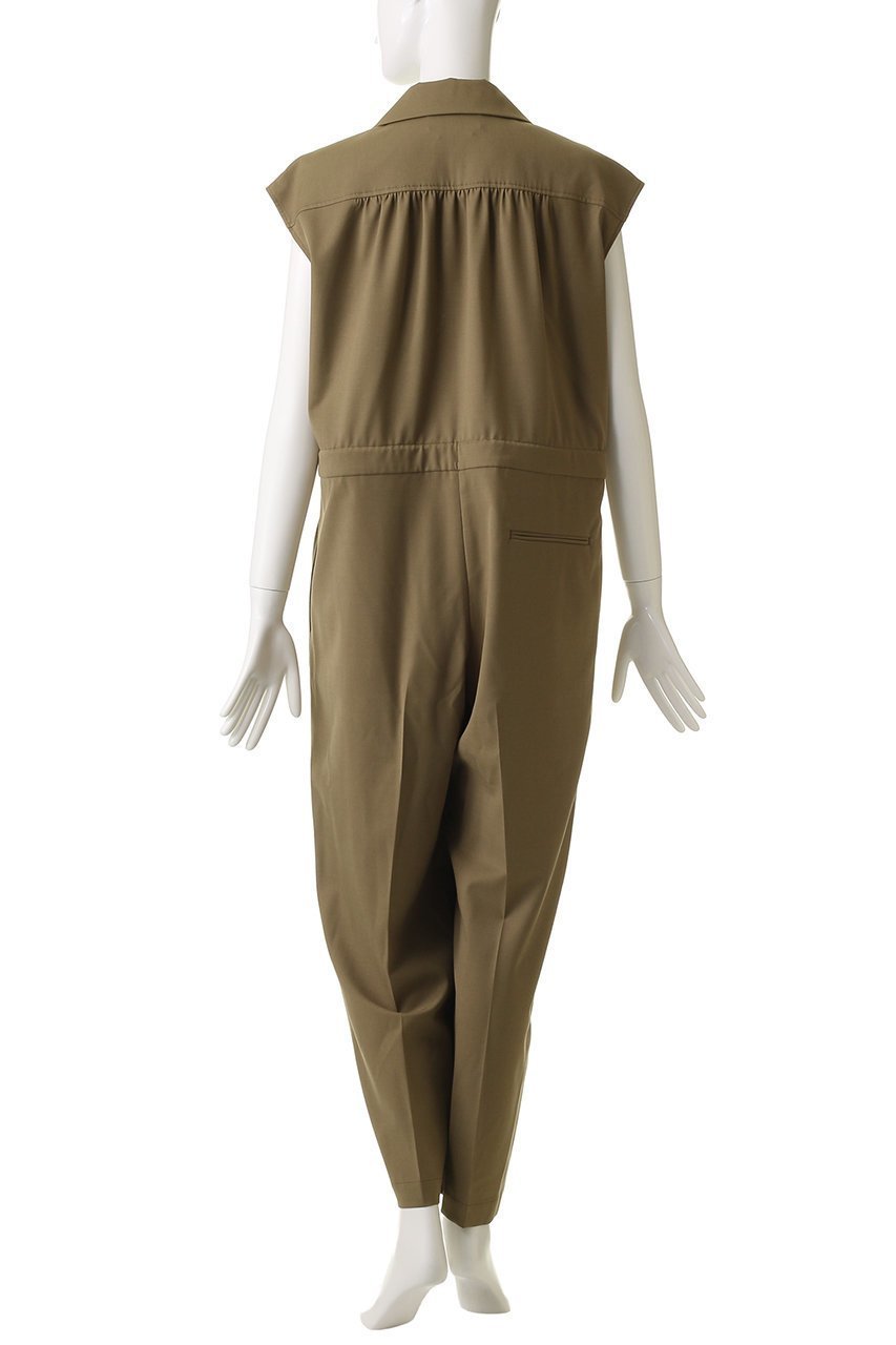 【デパリエ/DEPAREILLE】のウールツイルショートスリーブコンビネゾン 人気、トレンドファッション・服の通販 founy(ファニー) 　ファッション　Fashion　レディースファッション　Fashion for Women　パンツ　Pants & Trousers　コンビネゾン　Jumpsuit, All-in-One　シューズ　Shoes, Footwear　ツイル　Twist, Twisted Detail　フラット　Flat, Flat Shoes　リラックス　Relax, Relaxed Fit　エレガント 上品　Elegant　other-4|ID: prp329100004684660 ipo3291000000035347505