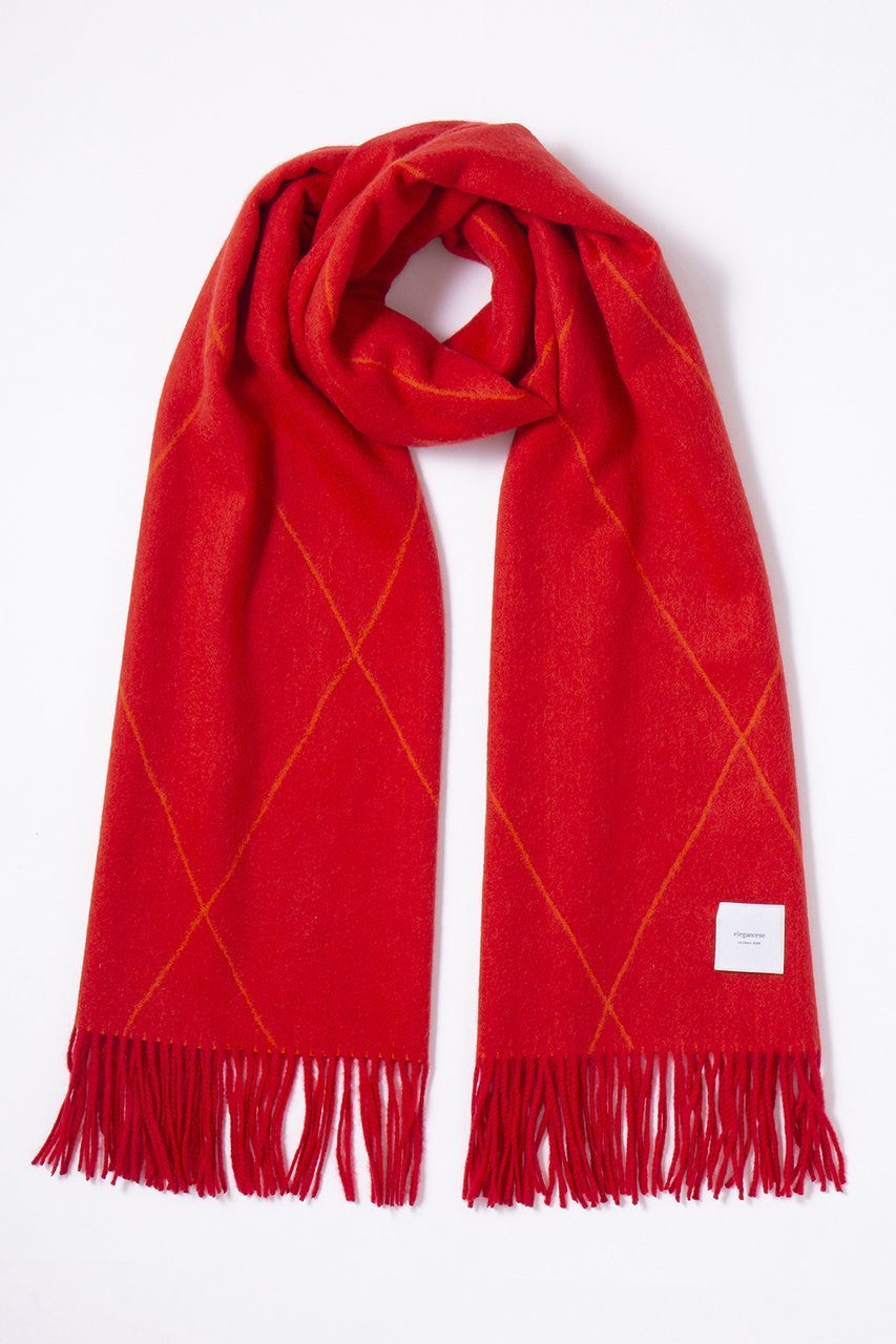 【エレガンセーゼ/ELEGANCESE】のdiamond wave マフラー インテリア・キッズ・メンズ・レディースファッション・服の通販 founy(ファニー) 　ファッション　Fashion　レディースファッション　Fashion for Women　ストール　Soft & Warm Scarves　マフラー・スヌード / 冬小物の定番　Scarves & Mufflers　ウェーブ　Wavy Pattern　ストール　Stole, Wrap　マフラー　Scarf, Muffler　ラグジュアリー　Luxury, Elegant　オレンジ|ID: prp329100004684669 ipo3291000000035784389