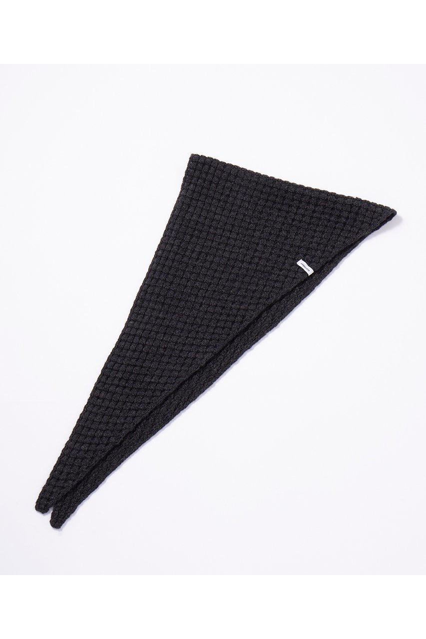 【エレガンセーゼ/ELEGANCESE】のwaffle スカーフ インテリア・キッズ・メンズ・レディースファッション・服の通販 founy(ファニー) 　ファッション　Fashion　レディースファッション　Fashion for Women　ストール　Soft & Warm Scarves　マフラー・スヌード / 冬小物の定番　Scarves & Mufflers　コンパクト　Compact, Small Size　スカーフ　Scarf, Neckwear　ストール　Stole, Wrap　トライアングル　Triangle, Triangular Shape　マフラー　Scarf, Muffler　ワッフル　Waffle, Waffle Knit　新作・新入荷　New Arrivals / New In　チャコールグレー|ID: prp329100004684672 ipo3291000000033830957