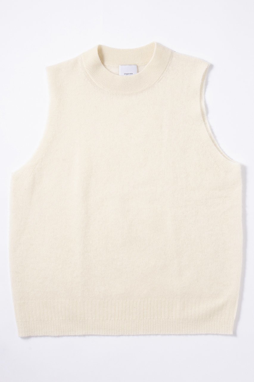 【エレガンセーゼ/ELEGANCESE】のsheer ニットベスト インテリア・キッズ・メンズ・レディースファッション・服の通販 founy(ファニー) 　ファッション　Fashion　レディースファッション　Fashion for Women　トップス・カットソー　Cut & Sew Tops　ニット　Knit Tops & Sweaters　ベスト&ジレ / 重ね着スタイル　Vests & Gilets　カジュアルプルオーバー・ニットトップス　Pullovers & Knit Tops / Casual Pullovers　軽量　Lightweight, Ultra Light　シアー　Sheer, See-Through　バランス　Balance, Style Balance　ベスト　Vest, Waistcoat　新作・新入荷　New Arrivals / New In　ホワイト|ID: prp329100004684674 ipo3291000000033830976