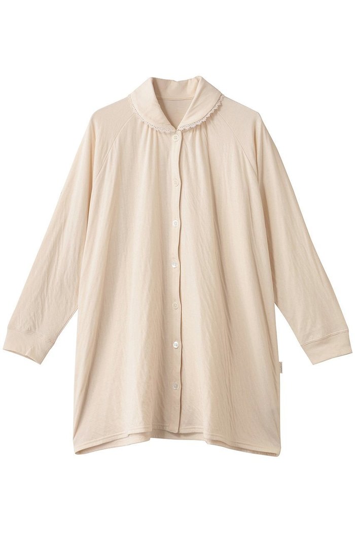 【ナナデェコール/nanadecor / GOODS】のリリー襟付きパジャマトップス インテリア・キッズ・メンズ・レディースファッション・服の通販 founy(ファニー) https://founy.com/ なめらか Smooth, Silky Texture パジャマ Pajamas, Sleepwear リラックス Relax, Relaxed Fit レース Lace, Lace Fabric |ID: prp329100004684682 ipo3291000000033831033