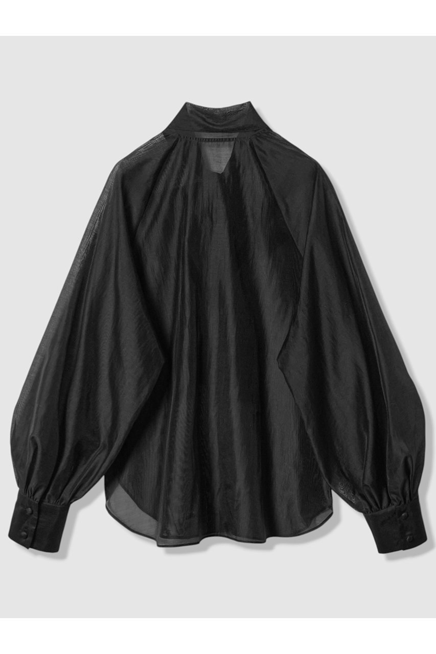 【アルアバイル/allureville】のシルキーセルロースボウブラウス 人気、トレンドファッション・服の通販 founy(ファニー) 　ファッション　Fashion　レディースファッション　Fashion for Women　トップス・カットソー　Cut & Sew Tops　シャツ・ブラウス・オフィスカジュアル　Elegant Blouses & Button-Ups　おすすめ　Recommended / Our Picks　インナー　Innerwear　エレガント 上品　Elegant　ジャケット　Jacket, Outerwear　スリーブ　Sleeve, Long Sleeve / Short Sleeve　ハイネック　High Neck, Mock Neck　リボン　Ribbon, Bow　ロング　Long, Long-Length　新作・新入荷　New Arrivals / New In　other-2|ID: prp329100004684727 ipo3291000000033831458