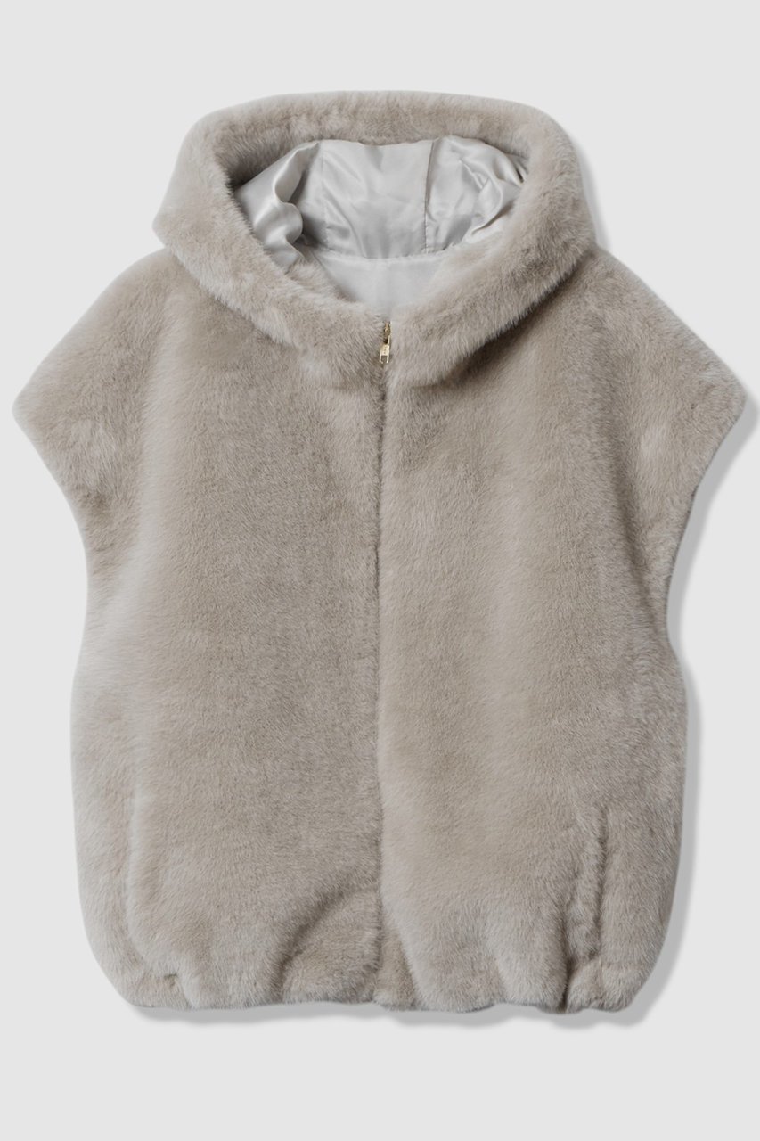 【アルアバイル/allureville】のフェイクミンクファーフーディーBO インテリア・キッズ・メンズ・レディースファッション・服の通販 founy(ファニー)  ファッション Fashion レディースファッション Fashion for Women アウター Coat / Outerwear Collection レディースジャケット・軽アウター Jackets ジャケット Jacket, Outerwear トレンド Trend, Trending Now 今季 This Season, Current Season グレー|ID: prp329100004684728 ipo3291000000034241789