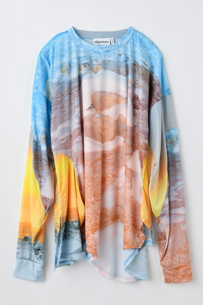 【ナゴンスタンス/nagonstans】の【9/17 12:00販売開始】curve long-sleeve Tシャツ インテリア・キッズ・メンズ・レディースファッション・服の通販 founy(ファニー) 　ファッション　Fashion　レディースファッション　Fashion for Women　トップス・カットソー　Cut & Sew Tops　シャツ・ブラウス・オフィスカジュアル　Elegant Blouses & Button-Ups　ロングTシャツ・Tシャツ　Longline T-Shirts & Tees　カットソー・ベーシックTシャツ　Cut-and-Sewn Tops / Stretch Tees & Basics　スリーブ　Sleeve, Long Sleeve / Short Sleeve　ロング　Long, Long-Length　新作・新入荷　New Arrivals / New In　Orange|ID: prp329100004686290 ipo3291000000033840525
