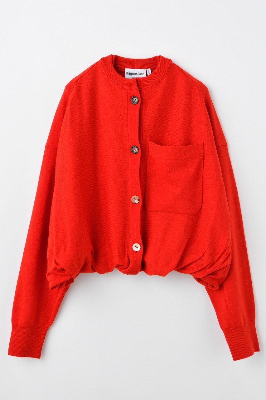 【ナゴンスタンス/nagonstans】のdouble-front cardigan カーディガン 人気、トレンドファッション・服の通販 founy(ファニー) 　ファッション　Fashion　レディースファッション　Fashion for Women　トップス・カットソー　Cut & Sew Tops　ニット　Knit Tops & Sweaters　カーディガン・羽織り　Layered Style Cardigans　カーディガン　Cardigan, Knitwear　バルーン　Balloon, Balloon Silhouette　other-2|ID: prp329100004686295 ipo3291000000035869313