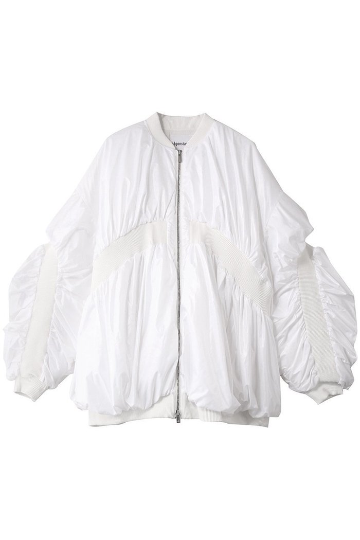 【ナゴンスタンス/nagonstans】のrib drape stadium jumper スタジアムジャンパー インテリア・キッズ・メンズ・レディースファッション・服の通販 founy(ファニー) https://founy.com/ ファッション Fashion レディースファッション Fashion for Women アウター Coat / Outerwear Collection レディースジャケット・軽アウター Jackets ブルゾンジャケット・スポーティアウター Blouson Jackets アウトドア Outdoor Clothing ジャケット Jacket, Outerwear スポーツ Sports, Activewear セットアップ Set-Up, Coordinated Outfit タフタ Taffeta, Structured Fabric ブルゾン Blouson, Bomber Jacket 軽量 Lightweight, Ultra Light |ID: prp329100004686298 ipo3291000000036467009