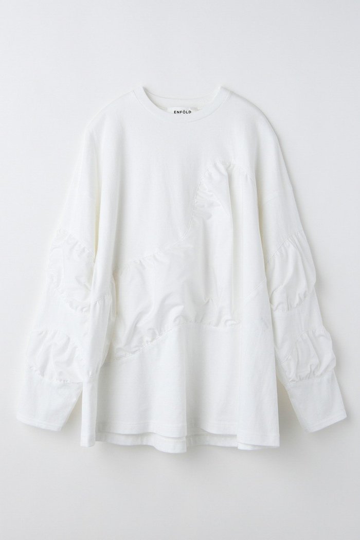 【エンフォルド/ENFOLD】のPUFF VOLUME LONG SLEEVE T SHIRT シャツ インテリア・キッズ・メンズ・レディースファッション・服の通販 founy(ファニー) https://founy.com/ ファッション Fashion レディースファッション Fashion for Women トップス・カットソー Cut & Sew Tops シャツ・ブラウス・オフィスカジュアル Elegant Blouses & Button-Ups ロングTシャツ・Tシャツ Longline T-Shirts & Tees カットソー・ベーシックTシャツ Cut-and-Sewn Tops / Stretch Tees & Basics スリーブ Sleeve, Long Sleeve / Short Sleeve ベビー Baby, Babywear ロング Long, Long-Length |ID: prp329100004686300 ipo3291000000036134601