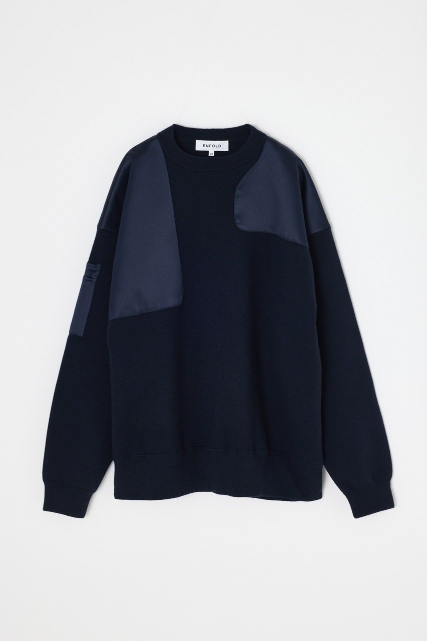【エンフォルド/ENFOLD】の【9/17 12:00販売開始】MILITARY CHAIR PULLOVER プルオーバー インテリア・キッズ・メンズ・レディースファッション・服の通販 founy(ファニー) 　ファッション　Fashion　レディースファッション　Fashion for Women　トップス・カットソー　Cut & Sew Tops　ニット　Knit Tops & Sweaters　カジュアルプルオーバー・ニットトップス　Pullovers & Knit Tops / Casual Pullovers　エレガント 上品　Elegant　スーツ　Suit, Formalwear　バランス　Balance, Style Balance　ミリタリー　Military, Army Style　新作・新入荷　New Arrivals / New In　ダークネイビー|ID: prp329100004686302 ipo3291000000033840577