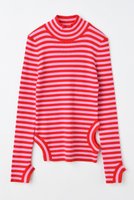 【エンフォルド/ENFOLD】のNECK HOLE PULLOVER プルオーバー 人気、トレンドファッション・服の通販 founy(ファニー) ファッション Fashion レディースファッション Fashion for Women トップス・カットソー Cut & Sew Tops ニット Knit Tops & Sweaters カジュアルプルオーバー・ニットトップス Pullovers & Knit Tops / Casual Pullovers アシンメトリー Asymmetrical Style インナー Innerwear ハイネック High Neck, Mock Neck ボーダー Border, Stripe 新作・新入荷 New Arrivals / New In |ID:prp329100004686304