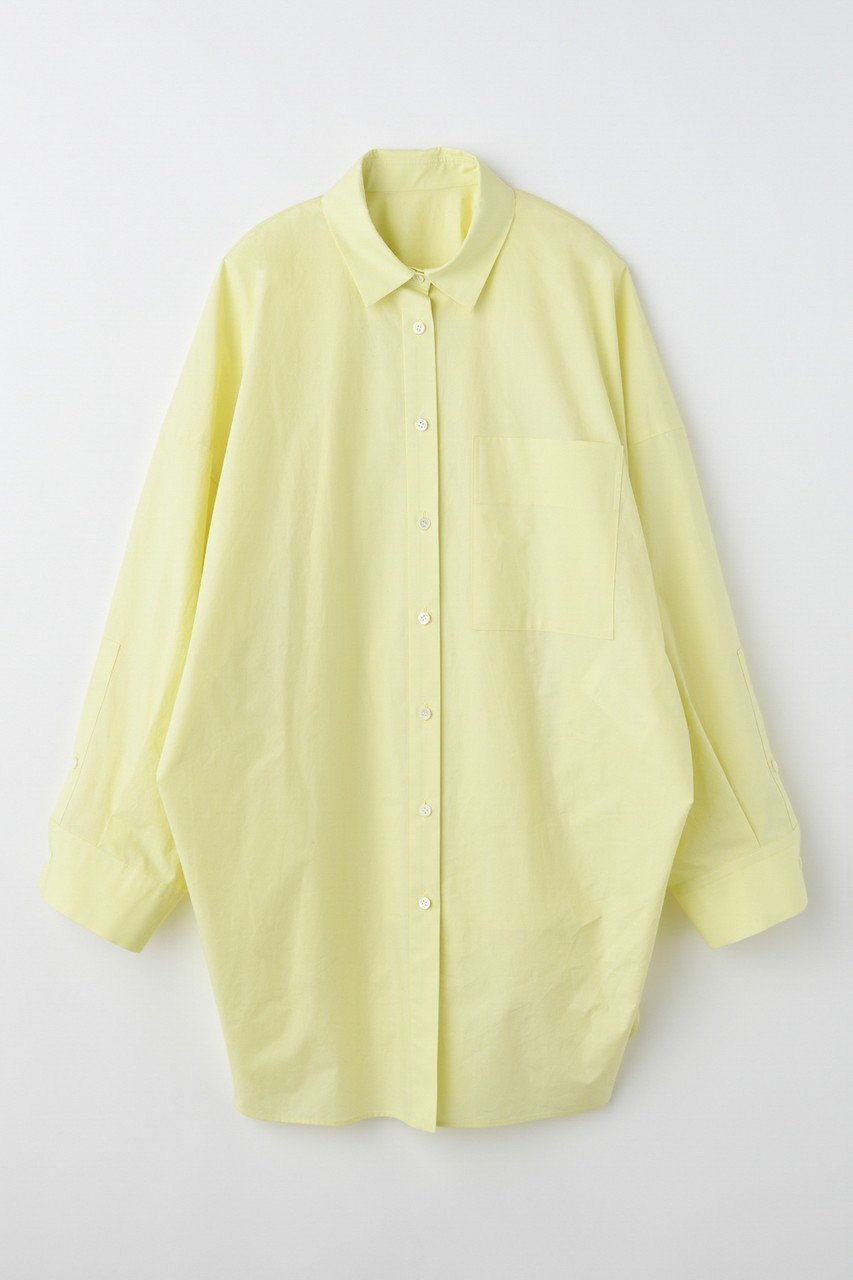 【エンフォルド/ENFOLD】の【9/17 12:00販売開始】NAPE SHIRT シャツ インテリア・キッズ・メンズ・レディースファッション・服の通販 founy(ファニー) 　ファッション　Fashion　レディースファッション　Fashion for Women　トップス・カットソー　Cut & Sew Tops　シャツ・ブラウス・オフィスカジュアル　Elegant Blouses & Button-Ups　おすすめ　Recommended / Our Picks　スリーブ　Sleeve, Long Sleeve / Short Sleeve　タイプライター　Typewriter Fabric, Crisp Cotton　ドレープ　Drape, Draping Fabric　ハイネック　High Neck, Mock Neck　パターン　Pattern, Design Print　ロング　Long, Long-Length　冬　Winter / This Winter　新作・新入荷　New Arrivals / New In　ライトイエロー|ID: prp329100004686305 ipo3291000000033840598