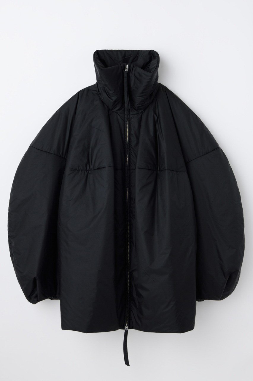 【エンフォルド/ENFOLD】の【9/17 12:00販売開始】AIRLY PUFF BLOUSON ブルゾン インテリア・キッズ・メンズ・レディースファッション・服の通販 founy(ファニー) 　ファッション　Fashion　レディースファッション　Fashion for Women　アウター　Coat / Outerwear Collection　レディースジャケット・軽アウター　Jackets　ブルゾンジャケット・スポーティアウター　Blouson Jackets　ジャケット　Jacket, Outerwear　タフタ　Taffeta, Structured Fabric　パターン　Pattern, Design Print　ブルゾン　Blouson, Bomber Jacket　切替　Switching, Contrast Panel　新作・新入荷　New Arrivals / New In　軽量　Lightweight, Ultra Light　ブラック|ID: prp329100004686309 ipo3291000000033840620