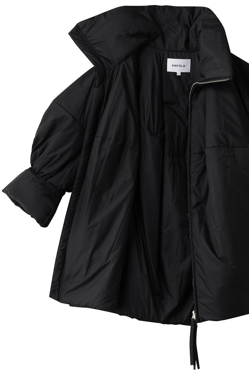 【エンフォルド/ENFOLD】のAIRLY PUFF BLOUSON ブルゾン 人気、トレンドファッション・服の通販 founy(ファニー) 　ファッション　Fashion　レディースファッション　Fashion for Women　アウター　Coat / Outerwear Collection　レディースジャケット・軽アウター　Jackets　ブルゾンジャケット・スポーティアウター　Blouson Jackets　ジャケット　Jacket, Outerwear　タフタ　Taffeta, Structured Fabric　パターン　Pattern, Design Print　ブルゾン　Blouson, Bomber Jacket　切替　Switching, Contrast Panel　軽量　Lightweight, Ultra Light　other-6|ID: prp329100004686309 ipo3291000000034058105