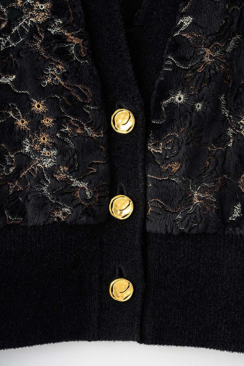 【ミューラル/MURRAL】のCamouflage エンブロイダリー ニットカーディガン 人気、トレンドファッション・服の通販 founy(ファニー) 　ファッション　Fashion　レディースファッション　Fashion for Women　トップス・カットソー　Cut & Sew Tops　ニット　Knit Tops & Sweaters　カーディガン・羽織り　Layered Style Cardigans　2025年　2025　2025-2026秋冬・A/W　Autumn/Winter 2025–26 AW25–26　エレガント 上品　Elegant　エンブロイダリー　Embroidery Design　カーディガン　Cardigan, Knitwear　クラシカル　Classical, Vintage-Inspired　コレクション　Collection, Seasonal Line　コンパクト　Compact, Small Size　バランス　Balance, Style Balance　新作・新入荷　New Arrivals / New In　A/W・秋冬　Autumn/Winter　other-4|ID: prp329100004686313 ipo3291000000033840654