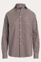 【ラルフローレン/RALPH LAUREN】の【POLO RALPH LAUREN】ストライプド コットン シャツ ブラウン|ID:prp329100004686383