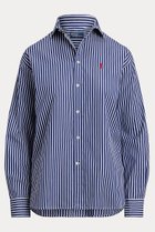 【ラルフローレン/RALPH LAUREN】の【POLO RALPH LAUREN】ストライプド コットン シャツ ブルー|ID:prp329100004686383