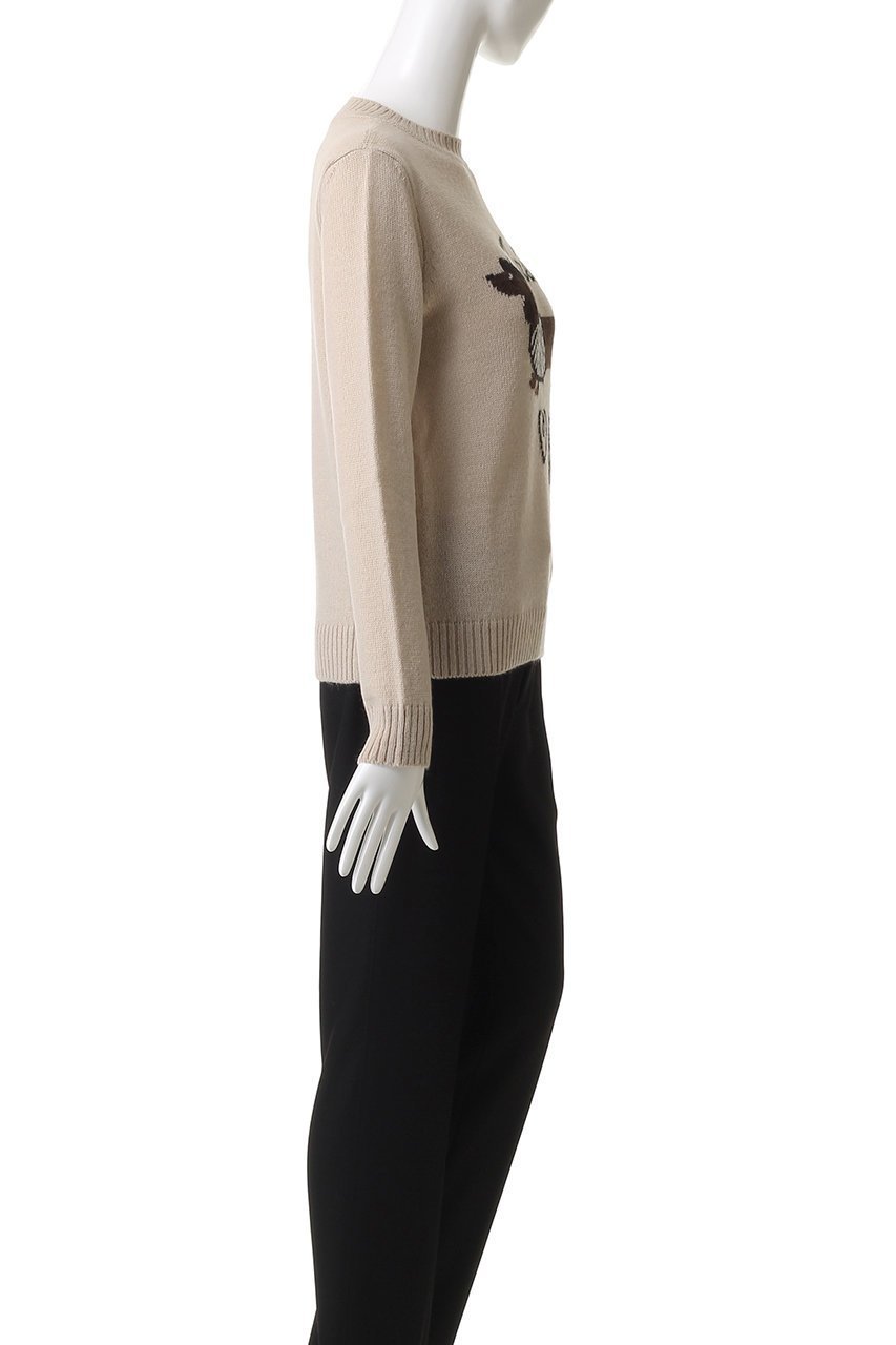 【マックスマーラ/Max Mara】の【Weekend Max Mara】NITRA モチーフ ニットセーター 人気、トレンドファッション・服の通販 founy(ファニー) 　ファッション　Fashion　レディースファッション　Fashion for Women　トップス・カットソー　Cut & Sew Tops　ニット　Knit Tops & Sweaters　カジュアルプルオーバー・ニットトップス　Pullovers & Knit Tops / Casual Pullovers　セーター　Sweater, Knitwear　モチーフ　Motif, Design Theme　新作・新入荷　New Arrivals / New In　A/W・秋冬　Autumn/Winter　other-3|ID: prp329100004686386 ipo3291000000033841140