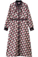 【アルアバイル/allureville】の【Loulou Willoughby】ホースジオメトリックPTシャツワンピース 人気、トレンドファッション・服の通販 founy(ファニー) ファッション Fashion レディースファッション Fashion for Women ワンピース Dresses シャツワンピース / 1枚で着映えコーデ Shirt Dresses チュニック Tunic Tops & Dresses スリーブ Sleeve, Long Sleeve / Short Sleeve チェーン Chain, Chain Strap チュニック Tunic, Long Top プリント Print, Printed Pattern モチーフ Motif, Design Theme ロング Long, Long-Length 新作・新入荷 New Arrivals / New In |ID:prp329100004686390