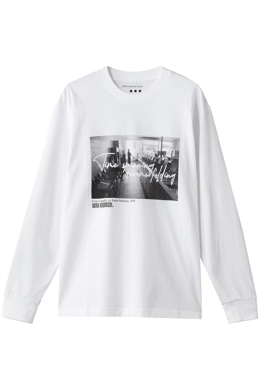 【エリオポール/heliopole】の【THREE DOTS】ANNIVERSARRY L/S Tシャツ 人気、トレンドファッション・服の通販 founy(ファニー) 　ファッション　Fashion　レディースファッション　Fashion for Women　トップス・カットソー　Cut & Sew Tops　シャツ・ブラウス・オフィスカジュアル　Elegant Blouses & Button-Ups　ロングTシャツ・Tシャツ　Longline T-Shirts & Tees　カットソー・ベーシックTシャツ　Cut-and-Sewn Tops / Stretch Tees & Basics　シンプル　Simple, Minimal　スリーブ　Sleeve, Long Sleeve / Short Sleeve　プリント　Print, Printed Pattern　リラックス　Relax, Relaxed Fit　ロング　Long, Long-Length　新作・新入荷　New Arrivals / New In　 other-1|ID: prp329100004686397 ipo3291000000033841230