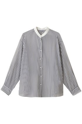 【エリオポール/heliopole】 the EDITOR シャツ(CHIFFON)人気、トレンドファッション・服の通販 founy(ファニー) ファッション Fashion レディースファッション Fashion for Women トップス・カットソー Cut & Sew Tops シャツ・ブラウス・オフィスカジュアル Elegant Blouses & Button-Ups シアー Sheer, See-Through シフォン Chiffon, Lightweight Fabric スリーブ Sleeve, Long Sleeve / Short Sleeve ロング Long, Long-Length エレガント 上品 Elegant 定番 Standard, Basic Item 新作・新入荷 New Arrivals / New In |ID:prp329100004686399
