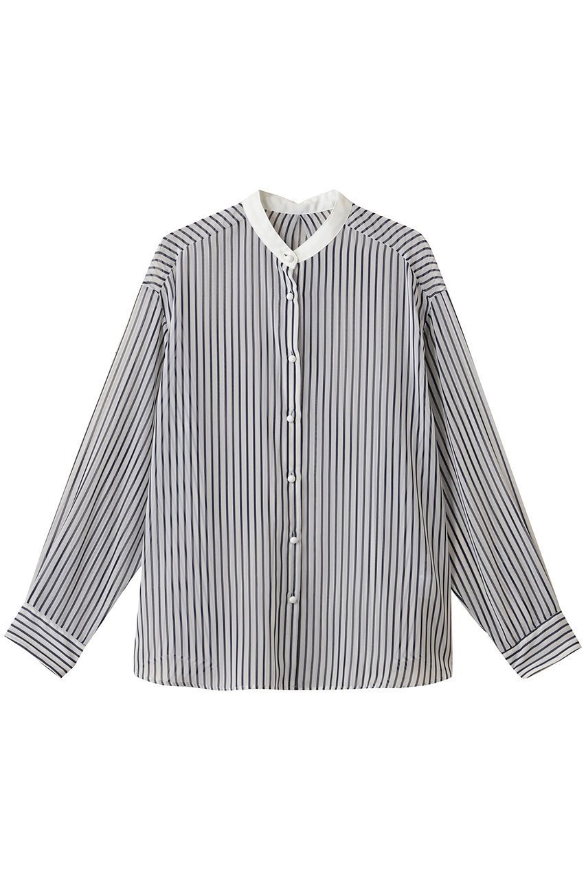 【エリオポール/heliopole】のthe EDITOR シャツ(CHIFFON) 人気、トレンドファッション・服の通販 founy(ファニー) 　ファッション　Fashion　レディースファッション　Fashion for Women　トップス・カットソー　Cut & Sew Tops　シャツ・ブラウス・オフィスカジュアル　Elegant Blouses & Button-Ups　シアー　Sheer, See-Through　シフォン　Chiffon, Lightweight Fabric　スリーブ　Sleeve, Long Sleeve / Short Sleeve　ロング　Long, Long-Length　エレガント 上品　Elegant　定番　Standard, Basic Item　新作・新入荷　New Arrivals / New In　 other-1|ID: prp329100004686399 ipo3291000000033841254