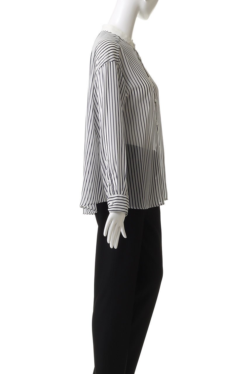 【エリオポール/heliopole】のthe EDITOR シャツ(CHIFFON) 人気、トレンドファッション・服の通販 founy(ファニー) 　ファッション　Fashion　レディースファッション　Fashion for Women　トップス・カットソー　Cut & Sew Tops　シャツ・ブラウス・オフィスカジュアル　Elegant Blouses & Button-Ups　シアー　Sheer, See-Through　シフォン　Chiffon, Lightweight Fabric　スリーブ　Sleeve, Long Sleeve / Short Sleeve　ロング　Long, Long-Length　エレガント 上品　Elegant　定番　Standard, Basic Item　新作・新入荷　New Arrivals / New In　other-3|ID: prp329100004686399 ipo3291000000033841258