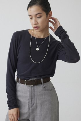 【ウィムガゼット/Whim Gazette】 【THE PAUSE】シアーロンTEE人気、トレンドファッション・服の通販 founy(ファニー) ファッション Fashion レディースファッション Fashion for Women トップス・カットソー Cut & Sew Tops シャツ・ブラウス・オフィスカジュアル Elegant Blouses & Button-Ups ロングTシャツ・Tシャツ Longline T-Shirts & Tees カットソー・ベーシックTシャツ Cut-and-Sewn Tops / Stretch Tees & Basics おすすめ Recommended / Our Picks インナー Innerwear カットソー Cut and Sewn Top シアー Sheer, See-Through シンプル Simple, Minimal スリーブ Sleeve, Long Sleeve / Short Sleeve ロング Long, Long-Length |ID:prp329100004686400