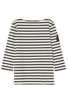 【マディソンブルー/MADISONBLUE】のBOAT NECK COMPACT L/S TEE BORDER ボーダーT 人気、トレンドファッション・服の通販 founy(ファニー) ファッション Fashion レディースファッション Fashion for Women トップス・カットソー Cut & Sew Tops シャツ・ブラウス・オフィスカジュアル Elegant Blouses & Button-Ups ロングTシャツ・Tシャツ Longline T-Shirts & Tees カットソー・ベーシックTシャツ Cut-and-Sewn Tops / Stretch Tees & Basics コンパクト Compact, Small Size スリーブ Sleeve, Long Sleeve / Short Sleeve ボーダー Border, Stripe ロング Long, Long-Length 新作・新入荷 New Arrivals / New In |ID:prp329100004686401