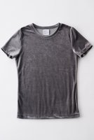 【グッド ピープル グッド ステッチング グッド プロダクト/GOOD PEOPLE GOOD STITCHING GOOD PRODUCT】のベロアクルーネック ショートスリーブTシャツ 人気、トレンドファッション・服の通販 founy(ファニー) ファッション Fashion レディースファッション Fashion for Women トップス・カットソー Cut & Sew Tops シャツ・ブラウス・オフィスカジュアル Elegant Blouses & Button-Ups ロングTシャツ・Tシャツ Longline T-Shirts & Tees カットソー・ベーシックTシャツ Cut-and-Sewn Tops / Stretch Tees & Basics ベロアトップス Velour Tops / Velvet-Look Items なめらか Smooth, Silky Texture ショート Short, Short Length ストレッチ Stretch, Stretchy Fabric スリーブ Sleeve, Long Sleeve / Short Sleeve ドレープ Drape, Draping Fabric プレミアム Premium, High-End ベロア Velour, Soft Velvet エレガント 上品 Elegant 新作・新入荷 New Arrivals / New In |ID:prp329100004686408