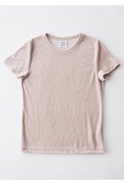 【グッド ピープル グッド ステッチング グッド プロダクト/GOOD PEOPLE GOOD STITCHING GOOD PRODUCT】のベロアクルーネック ショートスリーブTシャツ 人気、トレンドファッション・服の通販 founy(ファニー) ファッション Fashion レディースファッション Fashion for Women トップス・カットソー Cut & Sew Tops シャツ・ブラウス・オフィスカジュアル Elegant Blouses & Button-Ups ロングTシャツ・Tシャツ Longline T-Shirts & Tees カットソー・ベーシックTシャツ Cut-and-Sewn Tops / Stretch Tees & Basics ベロアトップス Velour Tops / Velvet-Look Items なめらか Smooth, Silky Texture ショート Short, Short Length ストレッチ Stretch, Stretchy Fabric スリーブ Sleeve, Long Sleeve / Short Sleeve ドレープ Drape, Draping Fabric プレミアム Premium, High-End ベロア Velour, Soft Velvet エレガント 上品 Elegant 新作・新入荷 New Arrivals / New In thumbnail ベージュ|ID: prp329100004686408 ipo3291000000033841338