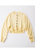 【グッド ピープル グッド ステッチング グッド プロダクト/GOOD PEOPLE GOOD STITCHING GOOD PRODUCT】のドルマンスリーブ クロップド ニット カーディガン サリスティイエロー|ID:prp329100004686409