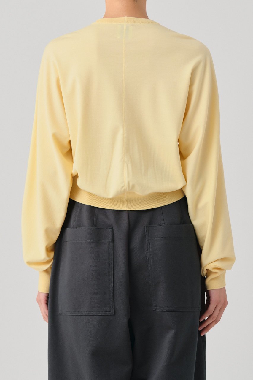 【グッド ピープル グッド ステッチング グッド プロダクト/GOOD PEOPLE GOOD STITCHING GOOD PRODUCT】のドルマンスリーブ クロップド ニット カーディガン 人気、トレンドファッション・服の通販 founy(ファニー) 　ファッション　Fashion　レディースファッション　Fashion for Women　トップス・カットソー　Cut & Sew Tops　ニット　Knit Tops & Sweaters　カーディガン・羽織り　Layered Style Cardigans　カーディガン　Cardigan, Knitwear　クロップド　Cropped, Short Length　ワーク　Workwear, Utility Style　新作・新入荷　New Arrivals / New In　other-5|ID: prp329100004686409 ipo3291000000033841351