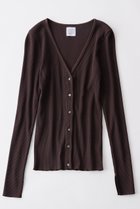 【グッド ピープル グッド ステッチング グッド プロダクト/GOOD PEOPLE GOOD STITCHING GOOD PRODUCT】のVネック ロングスリーブ カーディガン グレーブラウン|ID: prp329100004686410 ipo3291000000036134657