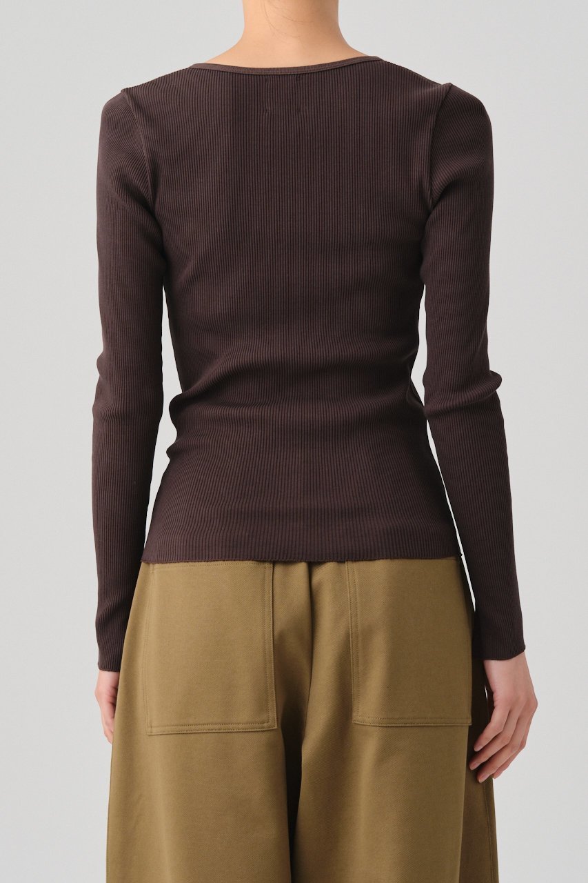 【グッド ピープル グッド ステッチング グッド プロダクト/GOOD PEOPLE GOOD STITCHING GOOD PRODUCT】のVネック ロングスリーブ カーディガン 人気、トレンドファッション・服の通販 founy(ファニー) 　ファッション　Fashion　レディースファッション　Fashion for Women　トップス・カットソー　Cut & Sew Tops　カーディガン・羽織り　Layered Style Cardigans　シャツ・ブラウス・オフィスカジュアル　Elegant Blouses & Button-Ups　ロングTシャツ・Tシャツ　Longline T-Shirts & Tees　カットソー・ベーシックTシャツ　Cut-and-Sewn Tops / Stretch Tees & Basics　Vネックトップス　V-Neck Tops / V-Cut Neckline Shirts　カーディガン　Cardigan, Knitwear　ストレッチ　Stretch, Stretchy Fabric　スリット　Slit, Slit Detail　スリーブ　Sleeve, Long Sleeve / Short Sleeve　フロント　Front, Front Design　ロング　Long, Long-Length　定番　Standard, Basic Item　other-5|ID: prp329100004686410 ipo3291000000036134661