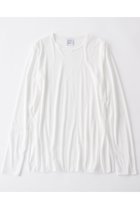 【グッド ピープル グッド ステッチング グッド プロダクト/GOOD PEOPLE GOOD STITCHING GOOD PRODUCT】のクルーネック ロングスリーブ Tシャツ 人気、トレンドファッション・服の通販 founy(ファニー) ファッション Fashion レディースファッション Fashion for Women トップス・カットソー Cut & Sew Tops シャツ・ブラウス・オフィスカジュアル Elegant Blouses & Button-Ups ロングTシャツ・Tシャツ Longline T-Shirts & Tees カットソー・ベーシックTシャツ Cut-and-Sewn Tops / Stretch Tees & Basics シアー Sheer, See-Through ストレッチ Stretch, Stretchy Fabric スリット Slit, Slit Detail スリーブ Sleeve, Long Sleeve / Short Sleeve ロング Long, Long-Length 定番 Standard, Basic Item 新作・新入荷 New Arrivals / New In thumbnail ホワイト|ID: prp329100004686414 ipo3291000000033841398