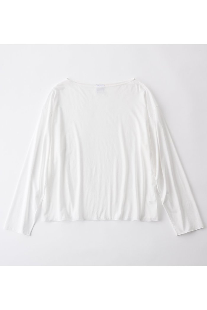 【グッド ピープル グッド ステッチング グッド プロダクト/GOOD PEOPLE GOOD STITCHING GOOD PRODUCT】のボートネック オーバーサイズ Tシャツ インテリア・キッズ・メンズ・レディースファッション・服の通販 founy(ファニー) https://founy.com/ ファッション Fashion レディースファッション Fashion for Women トップス・カットソー Cut & Sew Tops シャツ・ブラウス・オフィスカジュアル Elegant Blouses & Button-Ups ロングTシャツ・Tシャツ Longline T-Shirts & Tees カットソー・ベーシックTシャツ Cut-and-Sewn Tops / Stretch Tees & Basics エアリー Airy Texture シアー Sheer, See-Through ストレッチ Stretch, Stretchy Fabric スリーブ Sleeve, Long Sleeve / Short Sleeve ロング Long, Long-Length 定番 Standard, Basic Item 新作・新入荷 New Arrivals / New In |ID: prp329100004686415 ipo3291000000033841406