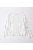 【グッド ピープル グッド ステッチング グッド プロダクト/GOOD PEOPLE GOOD STITCHING GOOD PRODUCT】のボートネック オーバーサイズ Tシャツ 人気、トレンドファッション・服の通販 founy(ファニー) ファッション Fashion レディースファッション Fashion for Women トップス・カットソー Cut & Sew Tops シャツ・ブラウス・オフィスカジュアル Elegant Blouses & Button-Ups ロングTシャツ・Tシャツ Longline T-Shirts & Tees カットソー・ベーシックTシャツ Cut-and-Sewn Tops / Stretch Tees & Basics エアリー Airy Texture シアー Sheer, See-Through ストレッチ Stretch, Stretchy Fabric スリーブ Sleeve, Long Sleeve / Short Sleeve ロング Long, Long-Length 定番 Standard, Basic Item 新作・新入荷 New Arrivals / New In thumbnail ホワイト|ID: prp329100004686415 ipo3291000000033841407