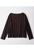 【グッド ピープル グッド ステッチング グッド プロダクト/GOOD PEOPLE GOOD STITCHING GOOD PRODUCT】のボートネック オーバーサイズ Tシャツ 人気、トレンドファッション・服の通販 founy(ファニー) ファッション Fashion レディースファッション Fashion for Women トップス・カットソー Cut & Sew Tops シャツ・ブラウス・オフィスカジュアル Elegant Blouses & Button-Ups ロングTシャツ・Tシャツ Longline T-Shirts & Tees カットソー・ベーシックTシャツ Cut-and-Sewn Tops / Stretch Tees & Basics エアリー Airy Texture シアー Sheer, See-Through ストレッチ Stretch, Stretchy Fabric スリーブ Sleeve, Long Sleeve / Short Sleeve ロング Long, Long-Length 定番 Standard, Basic Item 新作・新入荷 New Arrivals / New In thumbnail グレーブラウン|ID: prp329100004686415 ipo3291000000033841409