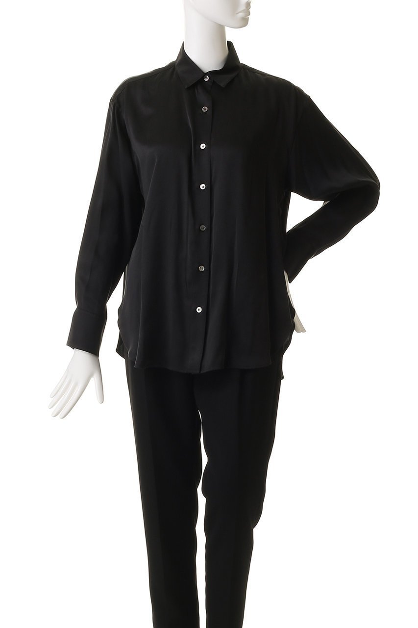 【エステータ/esteta】のシルクサテン シャツ 人気、トレンドファッション・服の通販 founy(ファニー) 　ファッション　Fashion　レディースファッション　Fashion for Women　トップス・カットソー　Cut & Sew Tops　シャツ・ブラウス・オフィスカジュアル　Elegant Blouses & Button-Ups　なめらか　Smooth, Silky Texture　サテン　Satin, Glossy Fabric　シルク　Silk, 100% Silk　シンプル　Simple, Minimal　スリーブ　Sleeve, Long Sleeve / Short Sleeve　ベーシック　Basic, Essential　ラグジュアリー　Luxury, Elegant　ロング　Long, Long-Length　エレガント 上品　Elegant　新作・新入荷　New Arrivals / New In　other-2|ID: prp329100004686416 ipo3291000000033841420