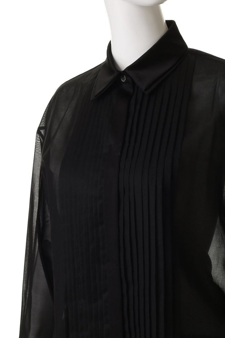 【エステータ/esteta】のコットンオーガンジー ドレスシャツ 人気、トレンドファッション・服の通販 founy(ファニー) 　ファッション　Fashion　レディースファッション　Fashion for Women　トップス・カットソー　Cut & Sew Tops　シャツ・ブラウス・オフィスカジュアル　Elegant Blouses & Button-Ups　ワンピース　Dresses　フォーマル・パーティードレス・結婚式用ドレス　Elegant & Casual Dresses　おすすめ　Recommended / Our Picks　エアリー　Airy Texture　オーガンジー　Organza Fabric　スリーブ　Sleeve, Long Sleeve / Short Sleeve　ドレス　Dress, One-Piece　フェミニン　Feminine, Girly　フロント　Front, Front Design　ロング　Long, Long-Length　エレガント 上品　Elegant　新作・新入荷　New Arrivals / New In　羽織　Haori, Light Jacket　other-5|ID: prp329100004686417 ipo3291000000033841430