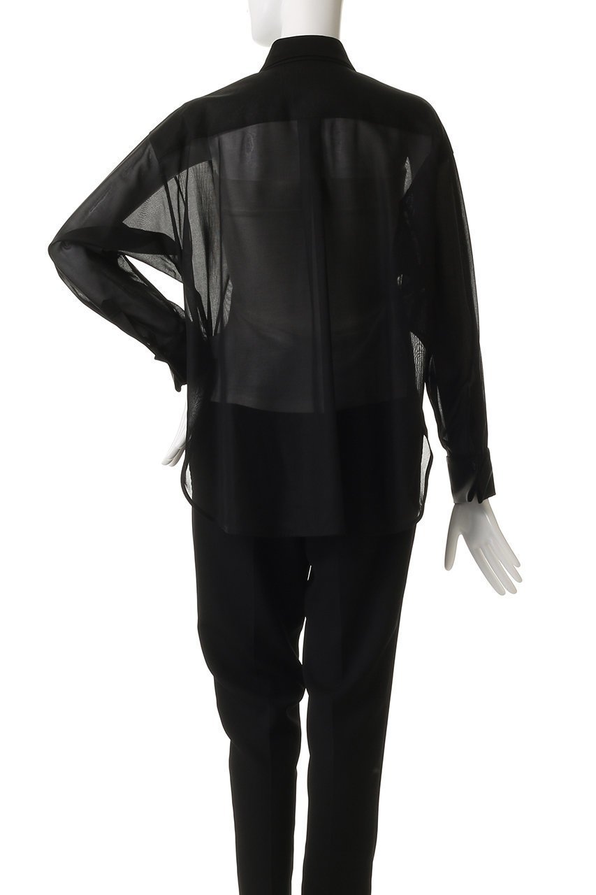 【エステータ/esteta】のコットンオーガンジー ドレスシャツ 人気、トレンドファッション・服の通販 founy(ファニー) 　ファッション　Fashion　レディースファッション　Fashion for Women　トップス・カットソー　Cut & Sew Tops　シャツ・ブラウス・オフィスカジュアル　Elegant Blouses & Button-Ups　ワンピース　Dresses　フォーマル・パーティードレス・結婚式用ドレス　Elegant & Casual Dresses　おすすめ　Recommended / Our Picks　エアリー　Airy Texture　オーガンジー　Organza Fabric　スリーブ　Sleeve, Long Sleeve / Short Sleeve　ドレス　Dress, One-Piece　フェミニン　Feminine, Girly　フロント　Front, Front Design　ロング　Long, Long-Length　エレガント 上品　Elegant　羽織　Haori, Light Jacket　other-4|ID: prp329100004686417 ipo3291000000035616658