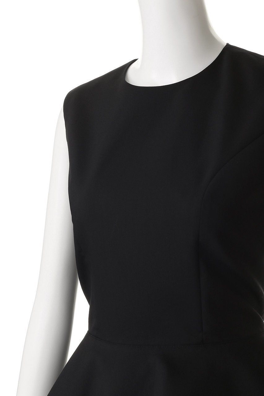 【エステータ/esteta】のライトダブルクロス バックリボン ペプラムトップス 人気、トレンドファッション・服の通販 founy(ファニー) 　ファッション　Fashion　レディースファッション　Fashion for Women　トップス・カットソー　Cut & Sew Tops　キャミソール&ノースリーブ　Camisoles & Sleeveless Tops　シャツ・ブラウス・オフィスカジュアル　Elegant Blouses & Button-Ups　コンパクト　Compact, Small Size　スラックス　Slacks, Dress Pants　ダウン　Down, Puffer　デニム　Denim, Jeans Material　ドレープ　Drape, Draping Fabric　ノースリーブ　Sleeveless, No-Sleeve　ペプラム　Peplum, Flared Hem　リボン　Ribbon, Bow　other-5|ID: prp329100004686418 ipo3291000000035512358