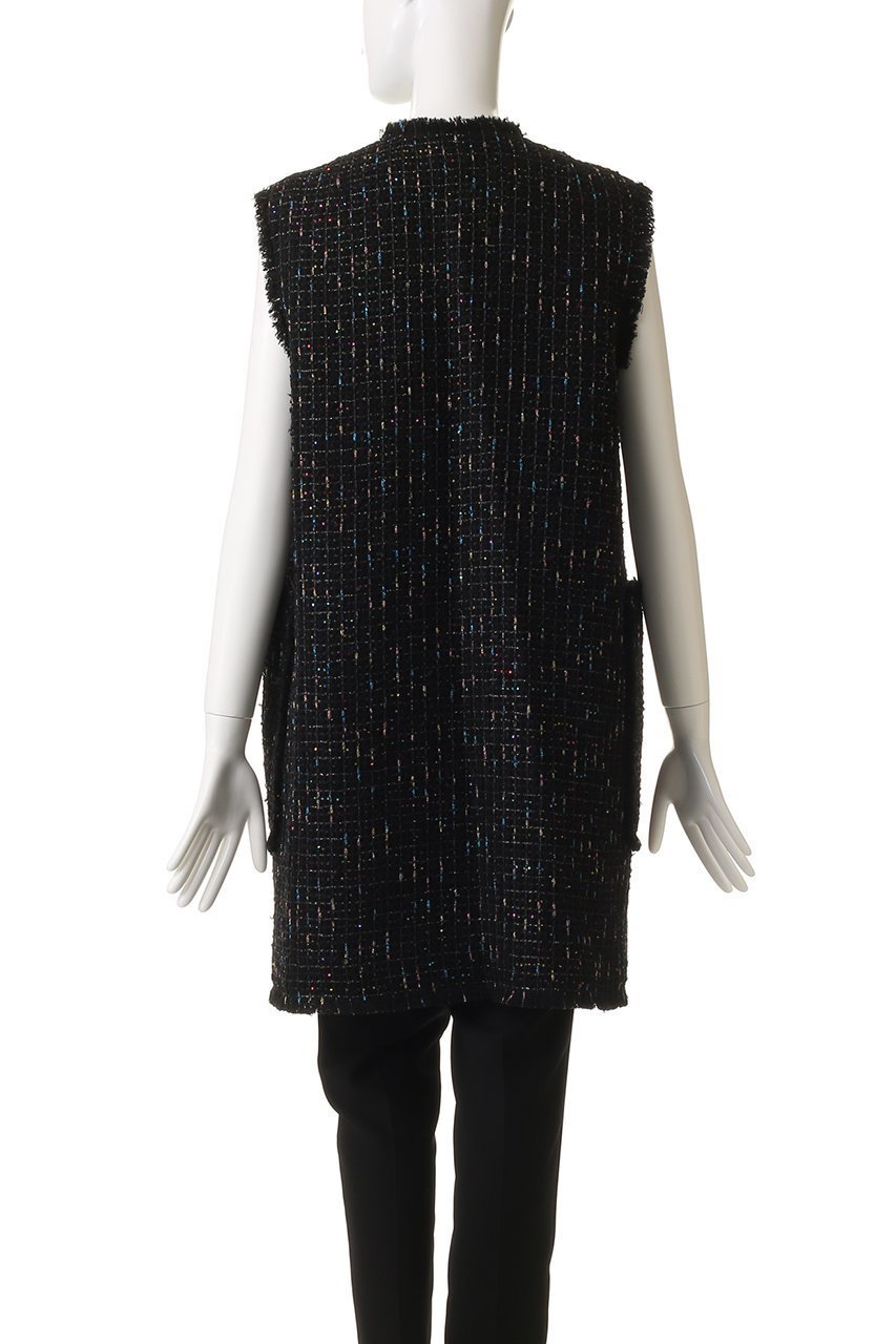 【ドメル/DOMELLE】のLINTON スパンコール ベスト 人気、トレンドファッション・服の通販 founy(ファニー) 　ファッション　Fashion　レディースファッション　Fashion for Women　アウター　Coat / Outerwear Collection　レディースジャケット・軽アウター　Jackets　クール　Cool, Chic　ジャケット　Jacket, Outerwear　スパンコール　Sequins, Sequin Embellishment　ツイード　Twill, Twill Weave　ドレス　Dress, One-Piece　ハーフ　Half, Half-Length　バランス　Balance, Style Balance　フリンジ　Fringe, Tassel　ベスト　Vest, Waistcoat　ミックス　Mix, Mixed Style　メタル　Metal, Metal Parts　ワッフル　Waffle, Waffle Knit　other-4|ID: prp329100004686419 ipo3291000000036134675