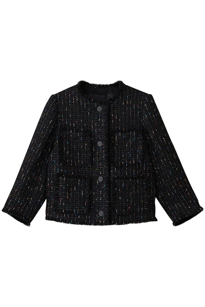 【ドメル/DOMELLE】のLINTON スパンコール ジャケット インテリア・キッズ・メンズ・レディースファッション・服の通販 founy(ファニー) https://founy.com/ ファッション Fashion レディースファッション Fashion for Women アウター Coat / Outerwear Collection レディースジャケット・軽アウター Jackets クラシック Classic, Timeless Style コンパクト Compact, Small Size ジャケット Jacket, Outerwear ストレート Straight, Straight Cut スパンコール Sequins, Sequin Embellishment セットアップ Set-Up, Coordinated Outfit ツイード Twill, Twill Weave ドレス Dress, One-Piece フリンジ Fringe, Tassel メタル Metal, Metal Parts ワッフル Waffle, Waffle Knit 新作・新入荷 New Arrivals / New In |ID: prp329100004686420 ipo3291000000033841447