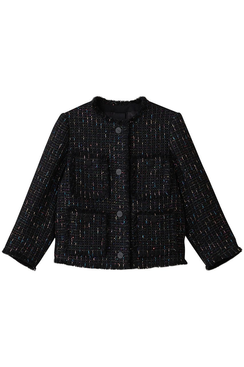 【ドメル/DOMELLE】のLINTON スパンコール ジャケット 人気、トレンドファッション・服の通販 founy(ファニー) 　ファッション　Fashion　レディースファッション　Fashion for Women　アウター　Coat / Outerwear Collection　レディースジャケット・軽アウター　Jackets　クラシック　Classic, Timeless Style　コンパクト　Compact, Small Size　ジャケット　Jacket, Outerwear　ストレート　Straight, Straight Cut　スパンコール　Sequins, Sequin Embellishment　セットアップ　Set-Up, Coordinated Outfit　ツイード　Twill, Twill Weave　ドレス　Dress, One-Piece　フリンジ　Fringe, Tassel　メタル　Metal, Metal Parts　ワッフル　Waffle, Waffle Knit　新作・新入荷　New Arrivals / New In　 other-1|ID: prp329100004686420 ipo3291000000033841447