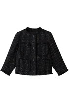 【ドメル/DOMELLE】のLINTON スパンコール ジャケット 人気、トレンドファッション・服の通販 founy(ファニー) ファッション Fashion レディースファッション Fashion for Women アウター Coat / Outerwear Collection レディースジャケット・軽アウター Jackets クラシック Classic, Timeless Style コンパクト Compact, Small Size ジャケット Jacket, Outerwear ストレート Straight, Straight Cut スパンコール Sequins, Sequin Embellishment セットアップ Set-Up, Coordinated Outfit ツイード Twill, Twill Weave ドレス Dress, One-Piece フリンジ Fringe, Tassel メタル Metal, Metal Parts ワッフル Waffle, Waffle Knit 新作・新入荷 New Arrivals / New In thumbnail ブラック|ID: prp329100004686420 ipo3291000000033841448