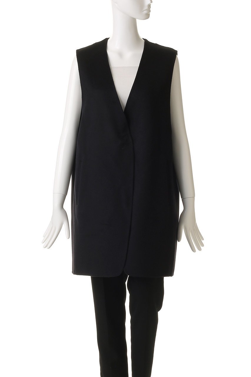 【ドメル/DOMELLE】のカシミヤ ブレンド リバー ベスト 人気、トレンドファッション・服の通販 founy(ファニー) 　ファッション　Fashion　レディースファッション　Fashion for Women　アウター　Coat / Outerwear Collection　レディースジャケット・軽アウター　Jackets　なめらか　Smooth, Silky Texture　ジャケット　Jacket, Outerwear　スリット　Slit, Slit Detail　フロント　Front, Front Design　ベスト　Vest, Waistcoat　定番　Standard, Basic Item　新作・新入荷　New Arrivals / New In　other-7|ID: prp329100004686421 ipo3291000000033841464